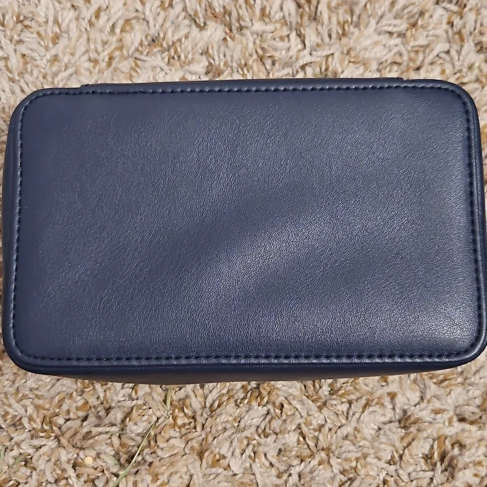 Missoni × Delta Navy Chevron cosmetic travel case